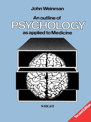 cover image of An Outline of Psychology as Applied to Medicine